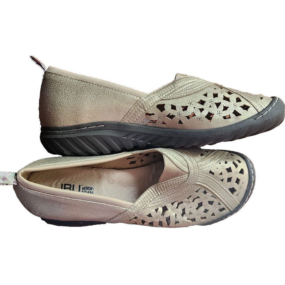 JBU by Jambu Size 11M Pecan Womens Comfort Gold Slip On Shoes Comfort